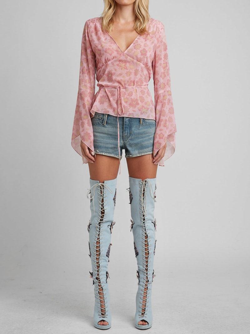 guess knee high boots