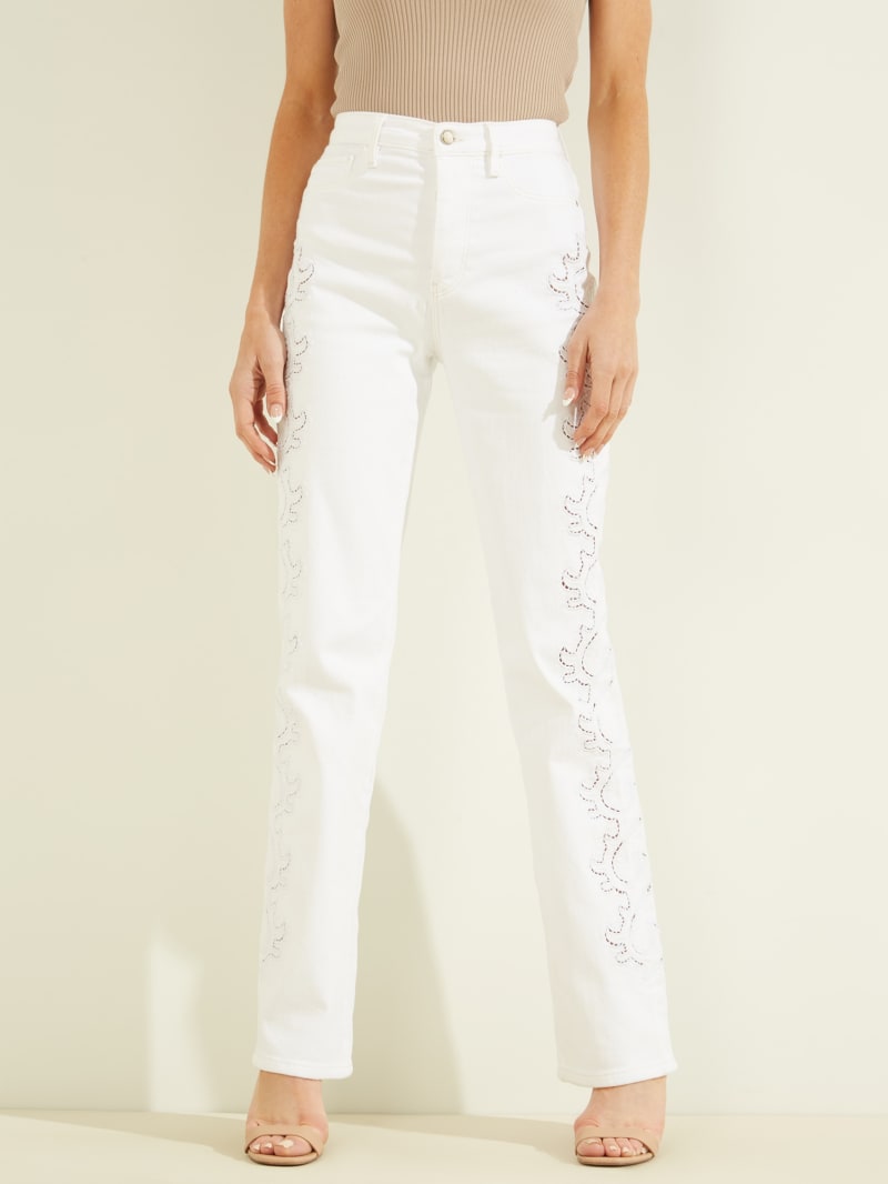 '80s Eyelet Straight Jeans