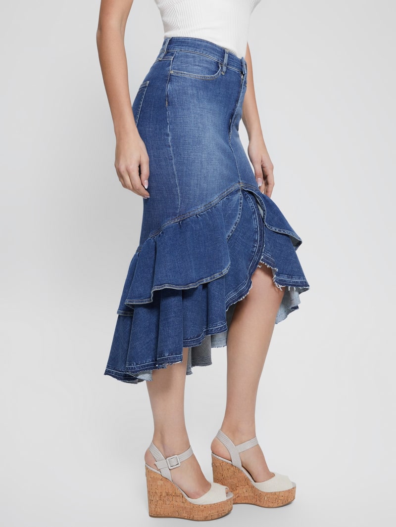 Guess naomi denim pencil skirt outlet