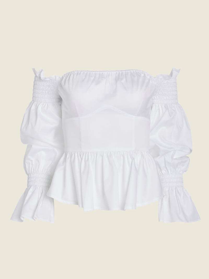 Guess white blouse store