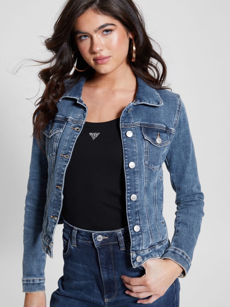 Guess oversized denim jacket clearance
