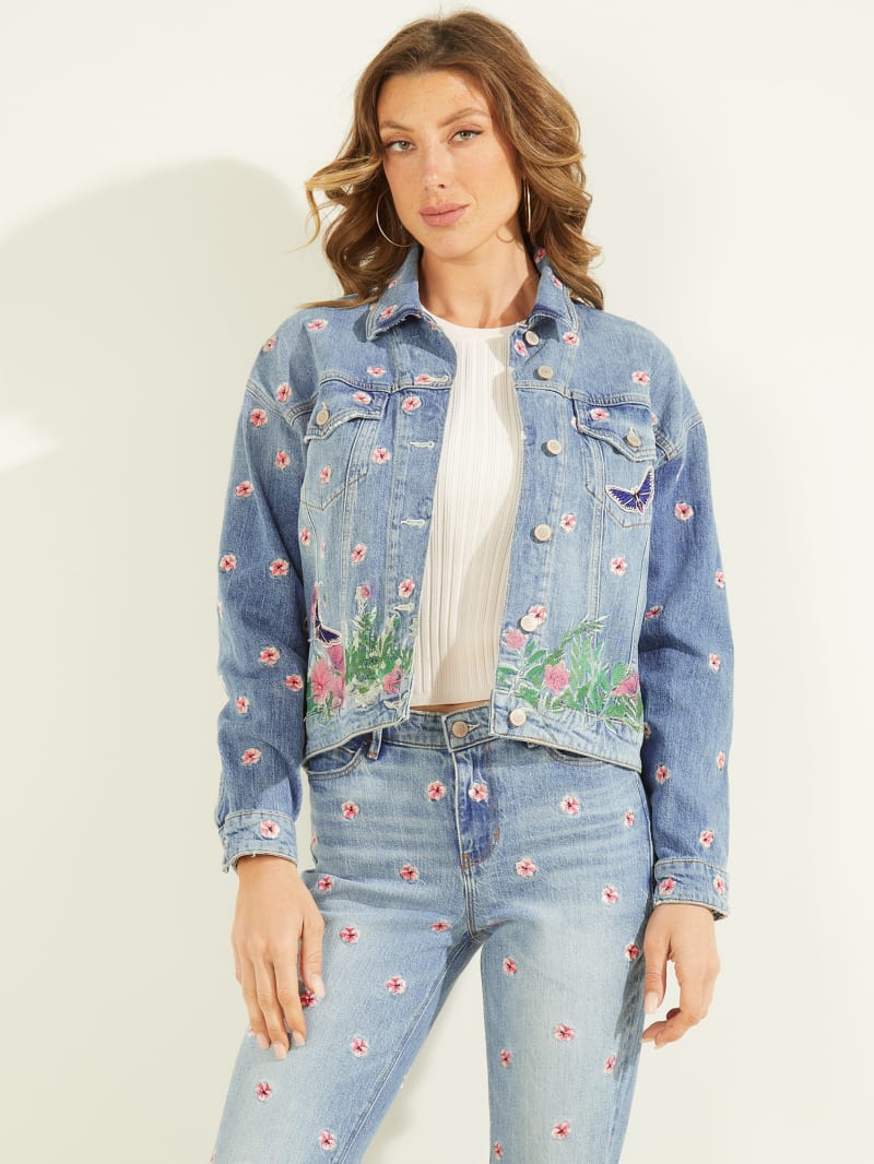 Clara Denim Jacket GUESS Canada