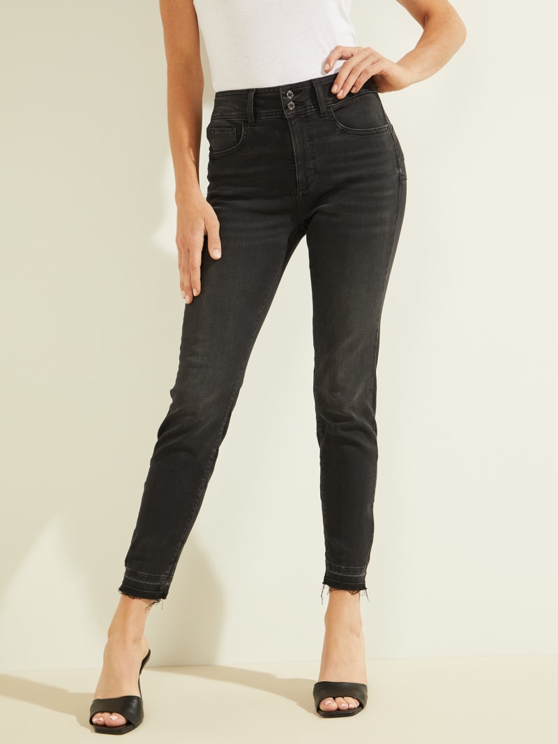 GUESS Factory Womens Chelysa High-Rise Skinny Jeans 