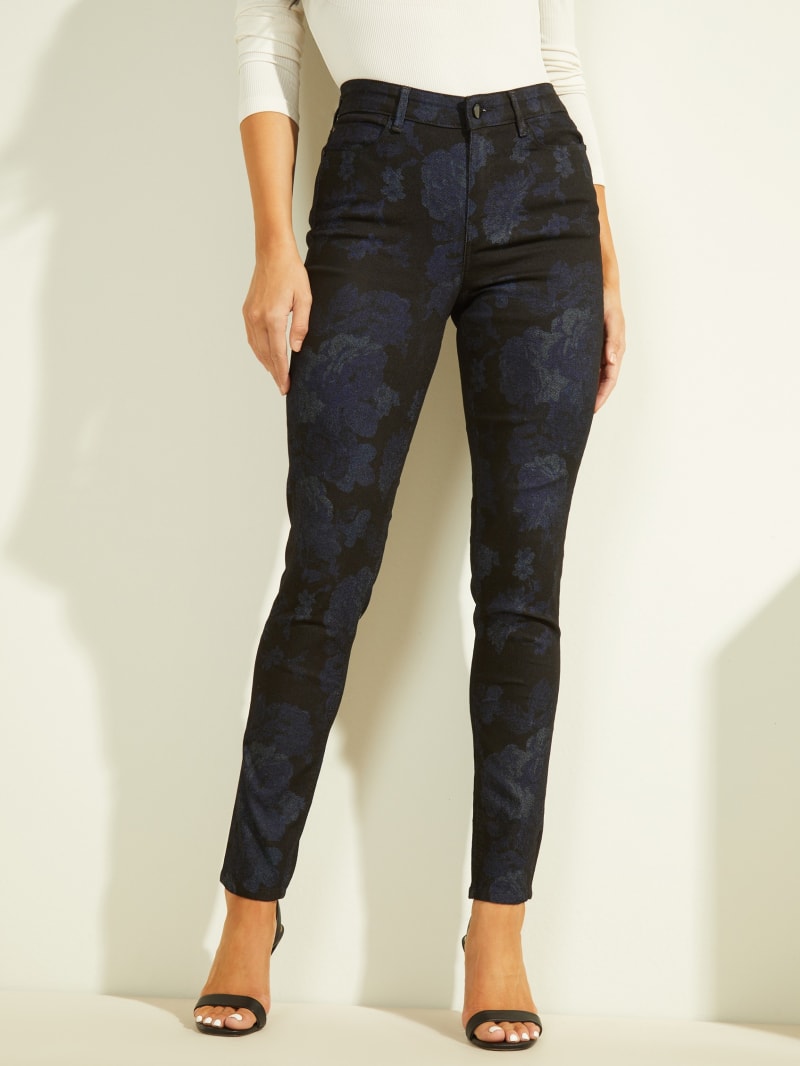 GUESS Factory Womens Chelysa High-Rise Skinny Jeans 