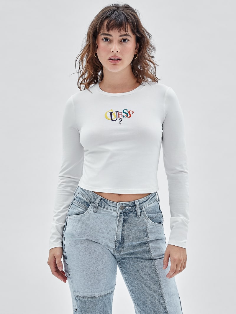 GUESS Originals Long-Sleeve Logo Top