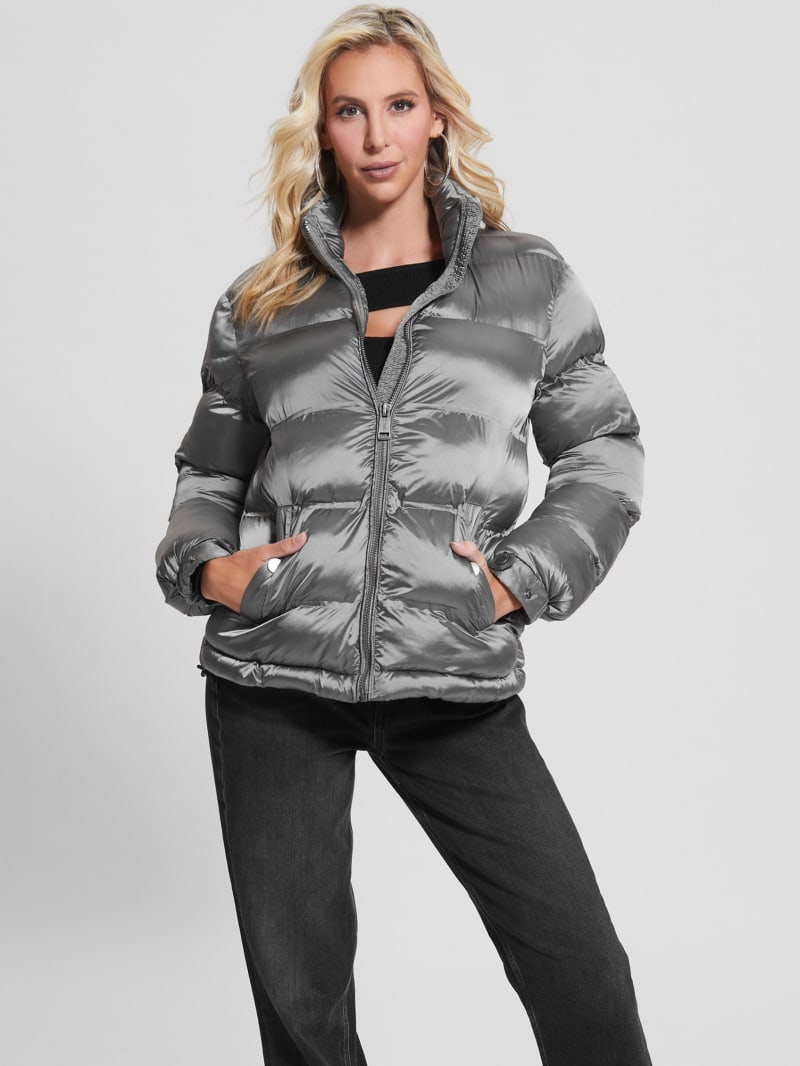 Nichole Puffer Jacket GUESS Canada