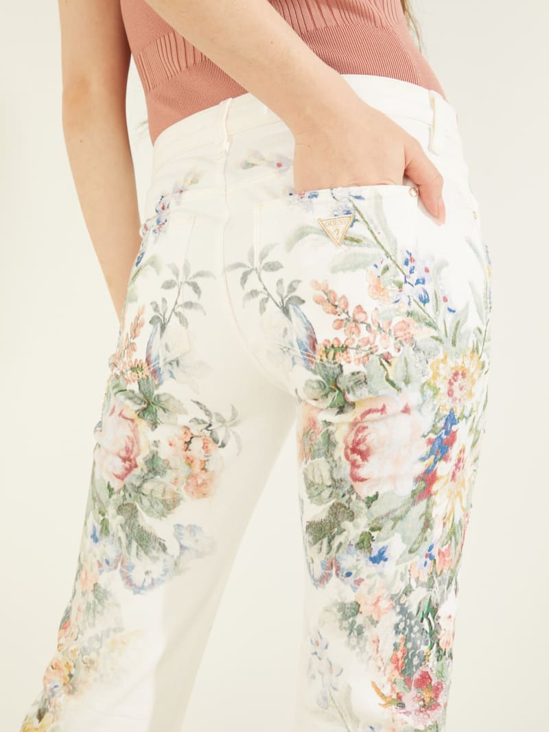 Guess floral jeans clearance