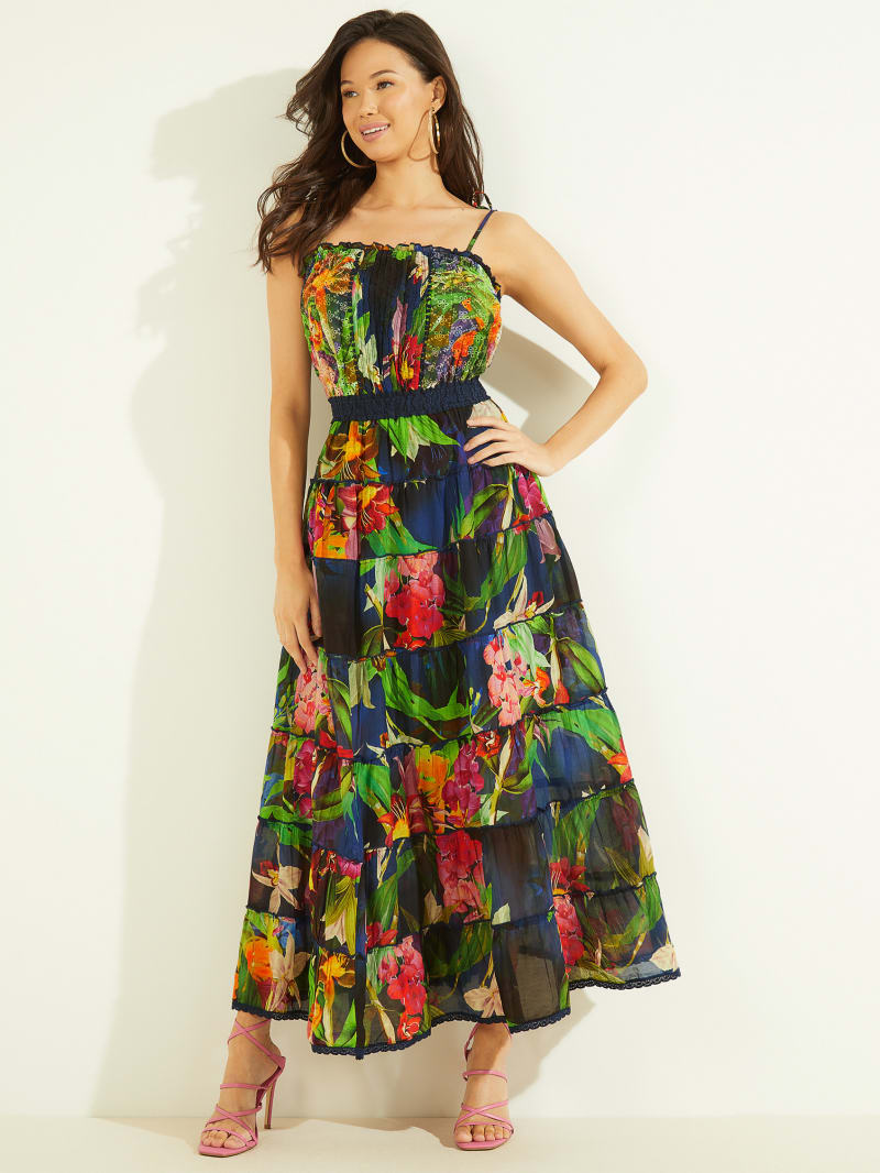 Kinsley Silk-Blend Dress