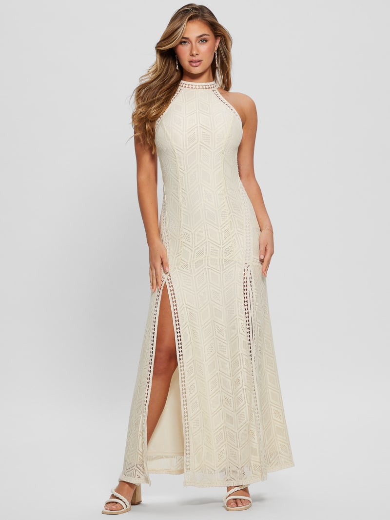 Guess white maxi dress clearance