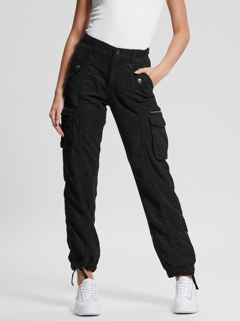 Guess cargo pants womens outlet