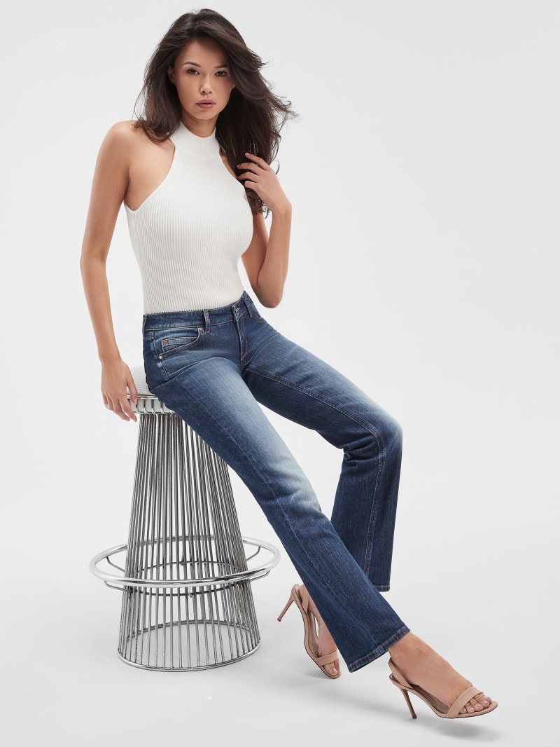 Eco Hermosa Low-Rise Straight Jeans
