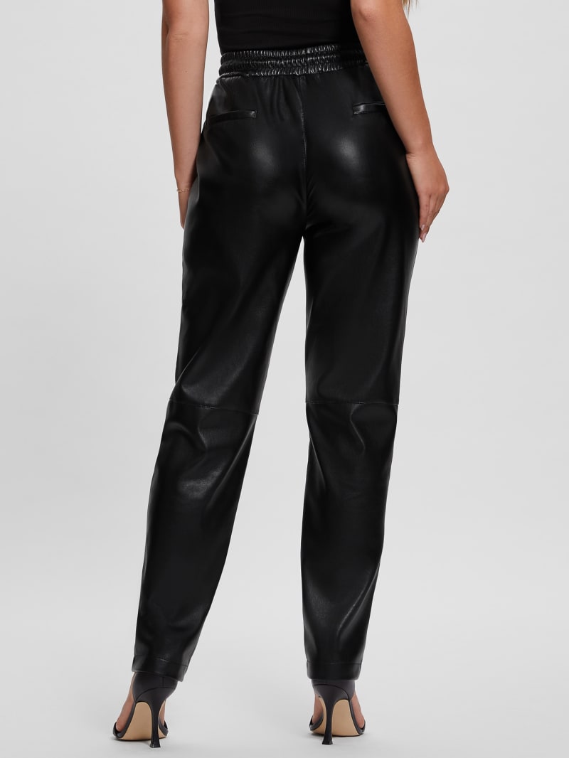 Viola Faux-Leather Joggers | GUESS