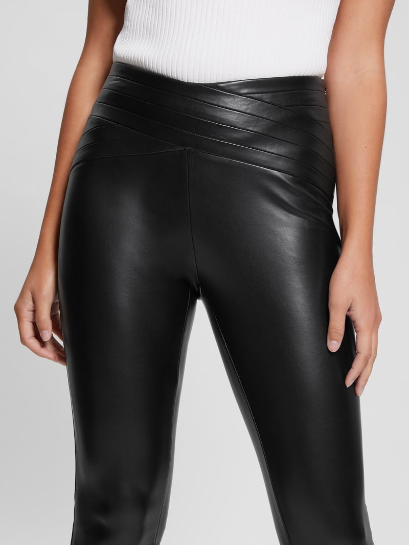 Guess butter faux cheap leather pants