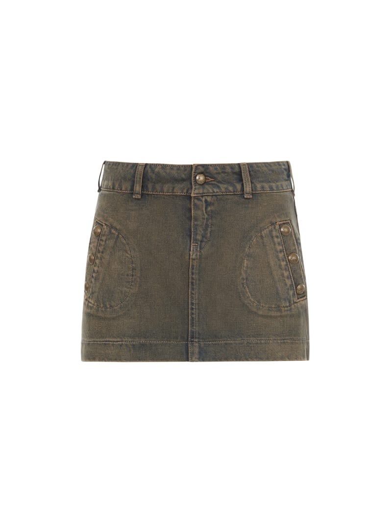 Guess naomi denim skirt new arrivals
