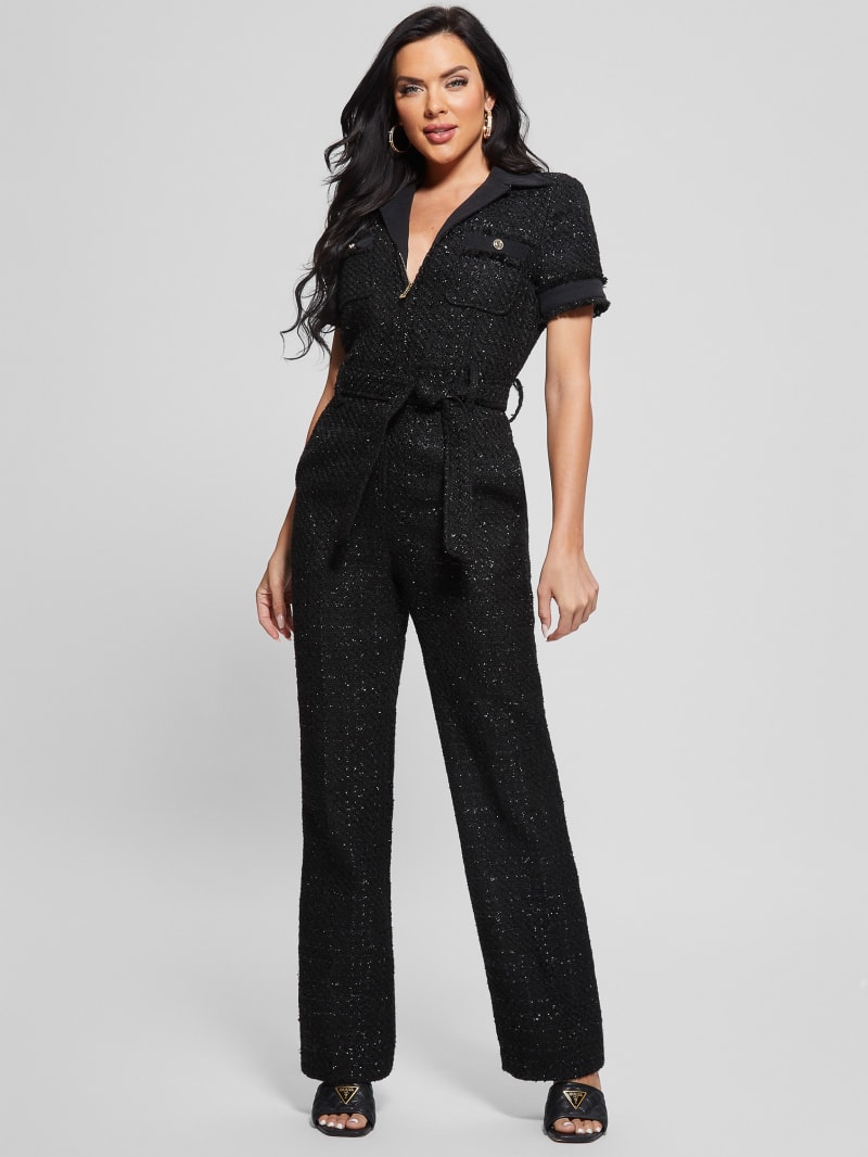 Tweed jumpsuit hotsell