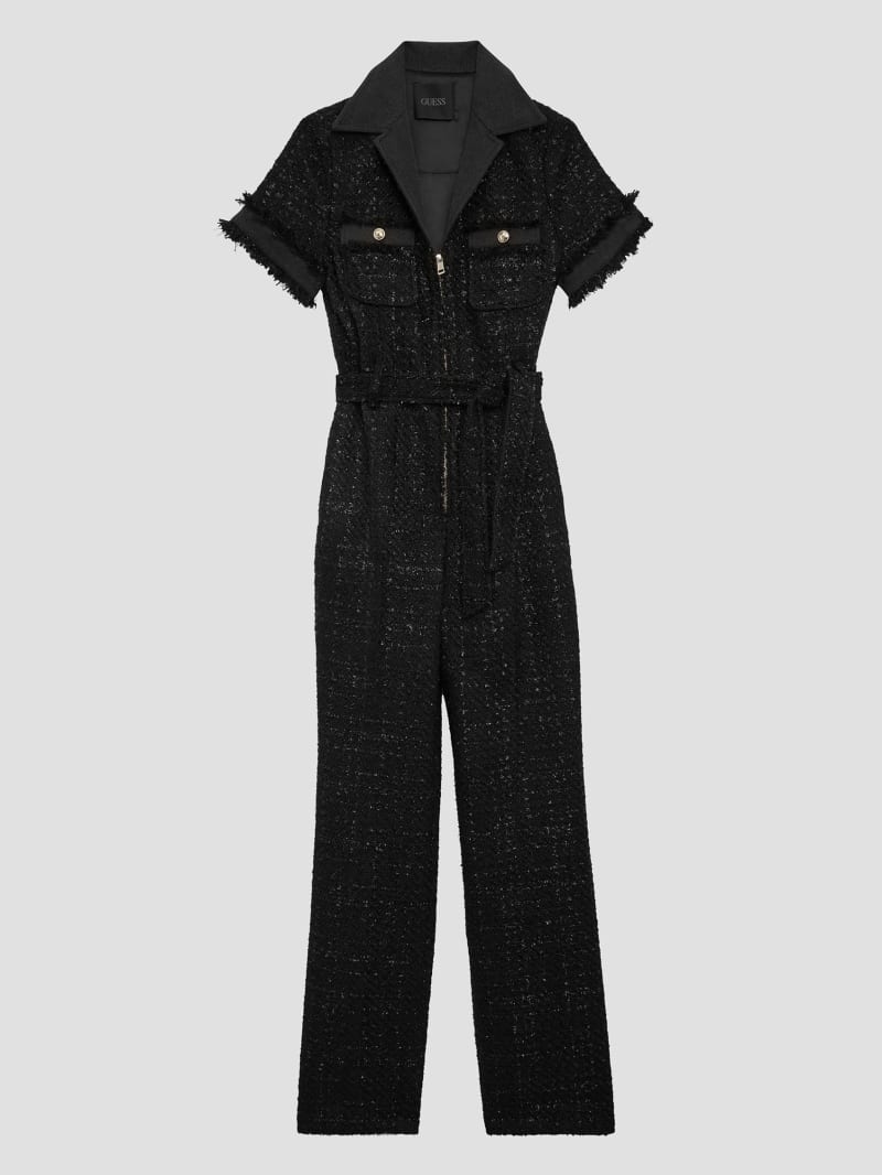 Clarissa Metallic Tweed Jumpsuit