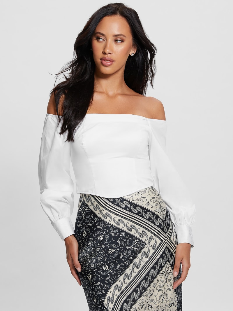Guess off the shoulder top hotsell