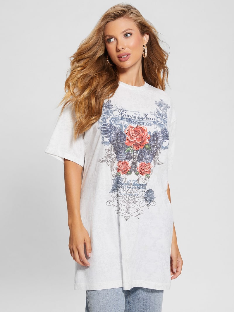 T shirt sale guess rose