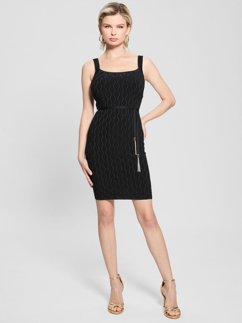 Genna Diamond Knit Sweater Dress | Marciano Ca