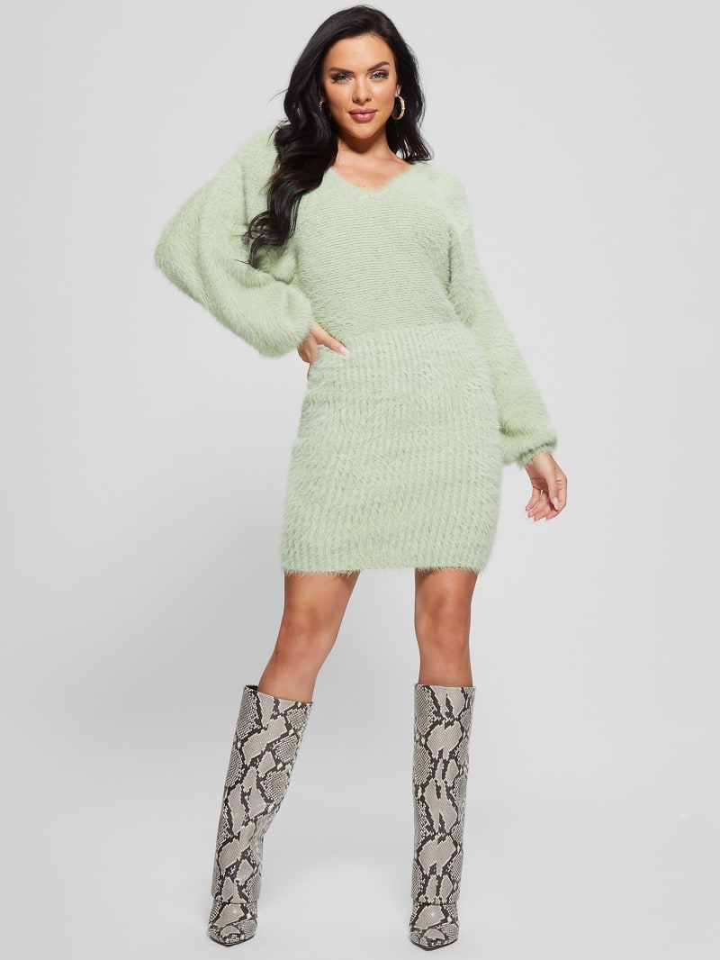 Adeline Fuzzy Sweater Dress