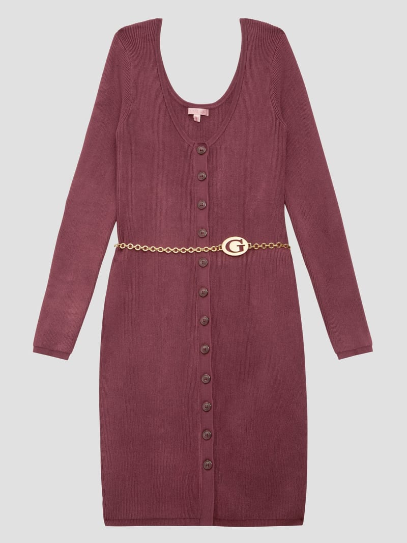 Eco Lorah Chain Belted Dress