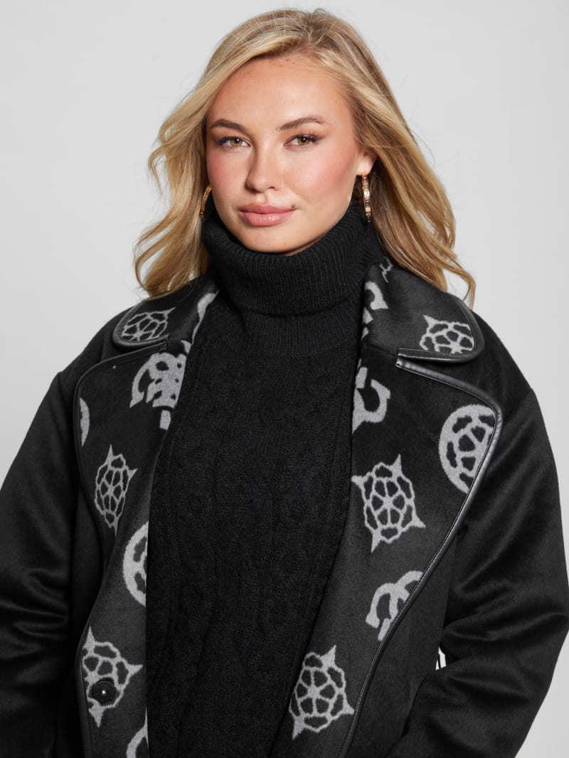 Guess wrap sale coat