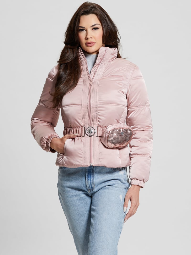 Womens guess cheap puffer coat