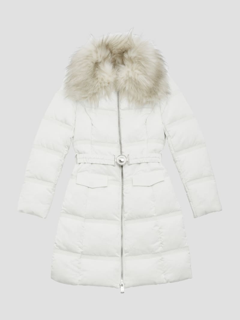 Guess hotsell coat white