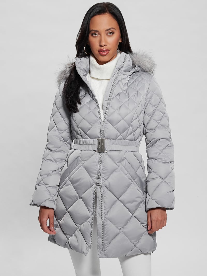 Guess women's down jacket best sale