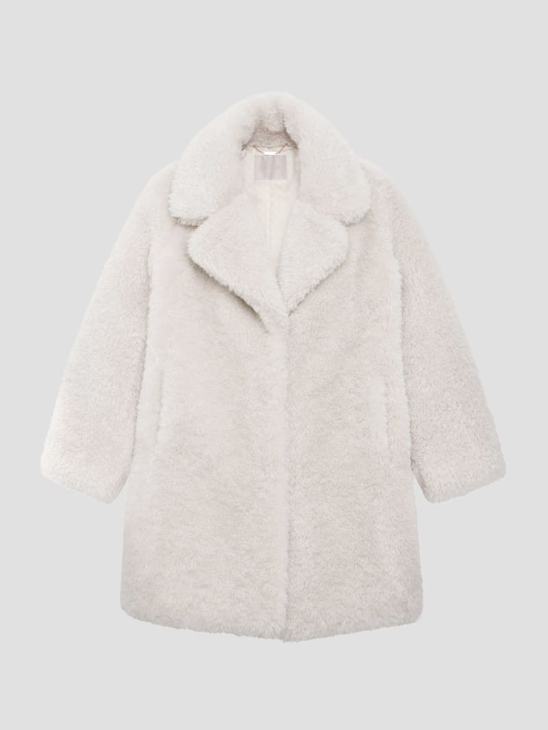 Guess coat with fur online