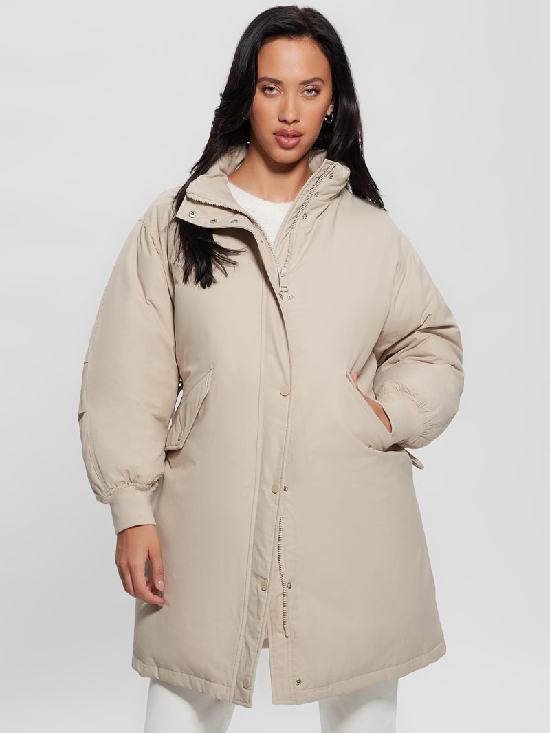 Hooded deals bubble coat