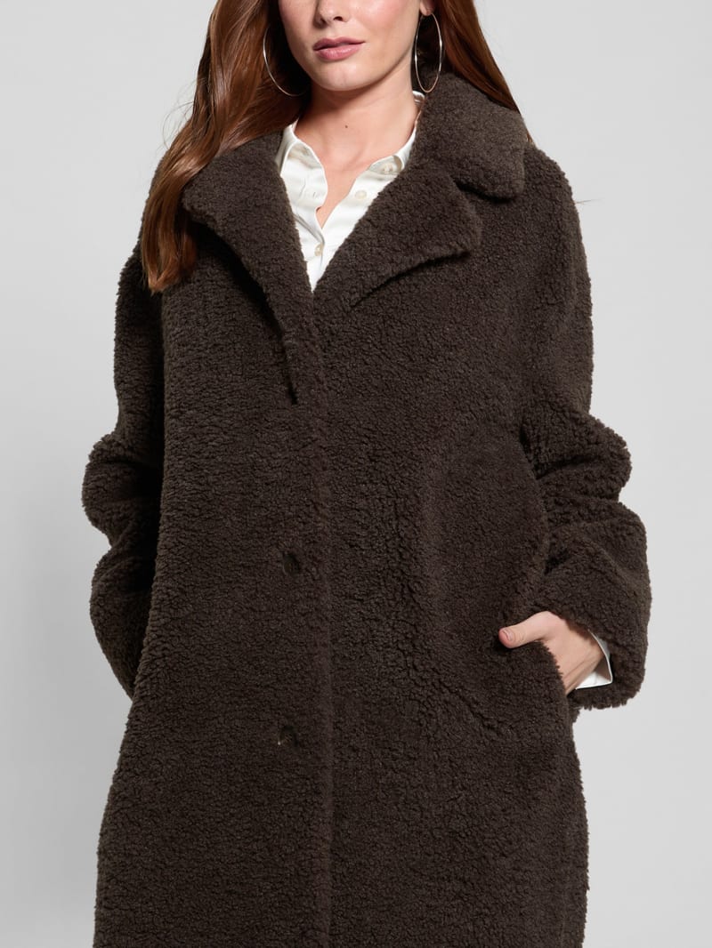 Guess teddy bear coat on sale