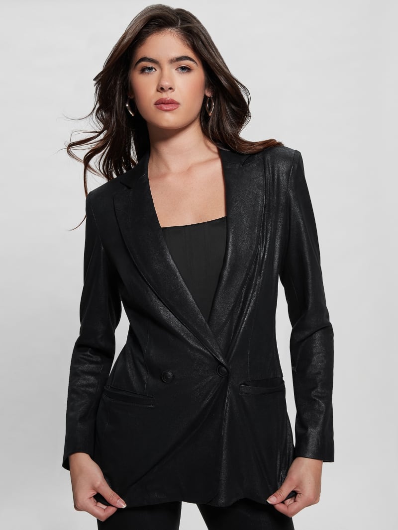 Eco Emelie Faux-Suede Blazer | GUESS