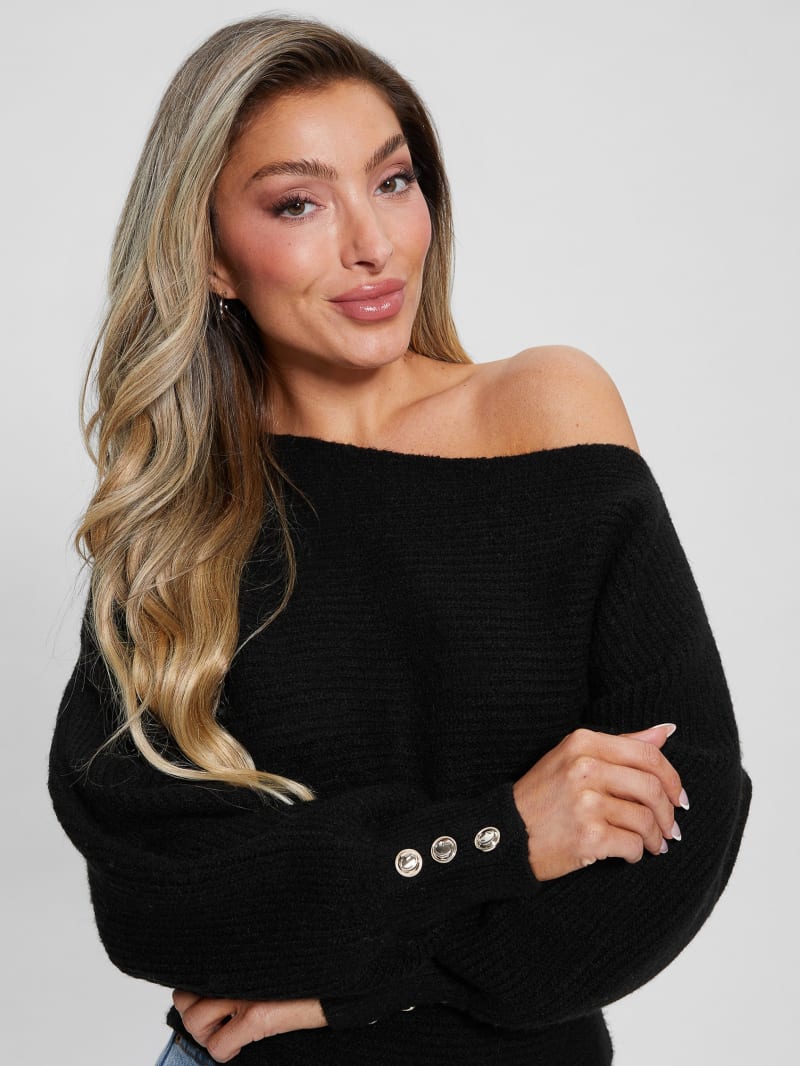 Guess off the shoulder sweater store