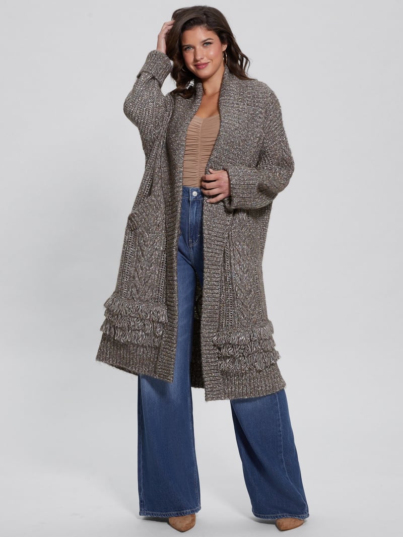 Plus size best sale long cardigan sweaters