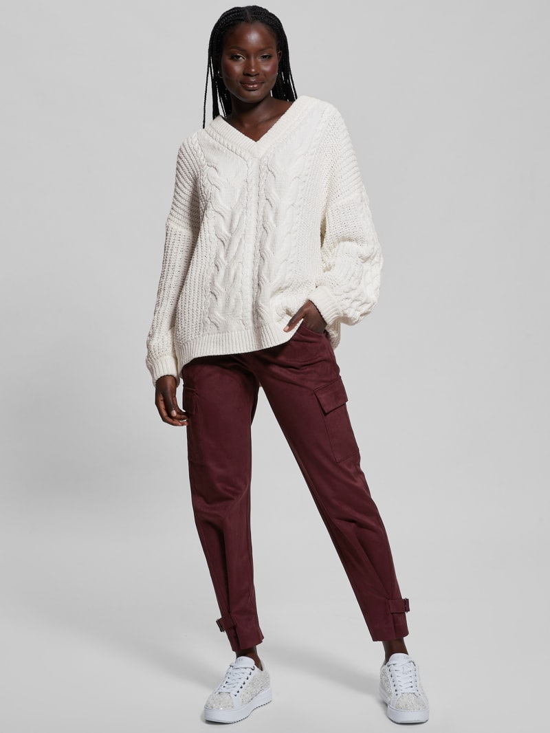 【タイムセール！】 Aki Chenille GUESS | Sweater Cable-Knit トップス