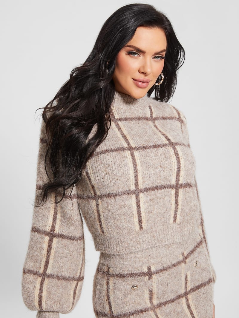 Nadia Plaid Sweater