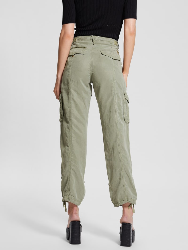 Lucy Fluid Cargo Pant Green