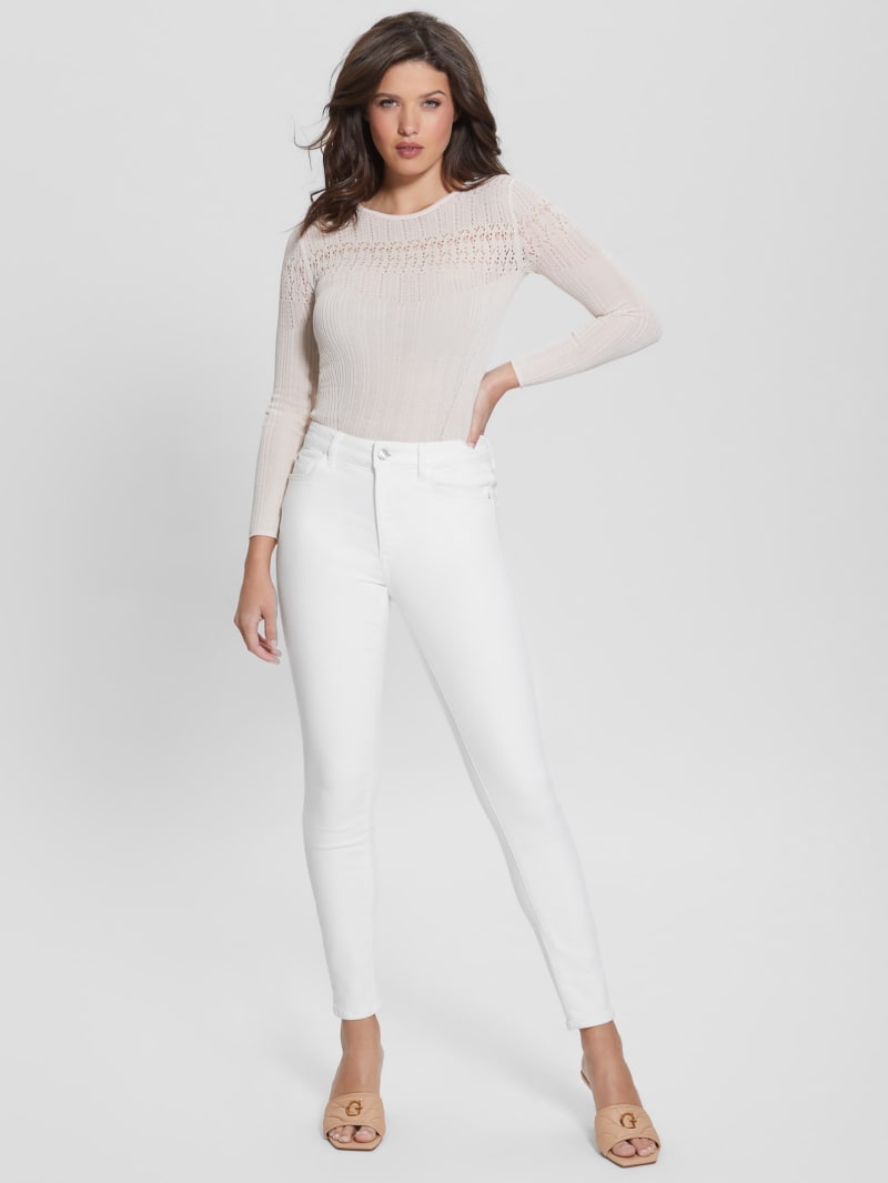 White guess jeans store