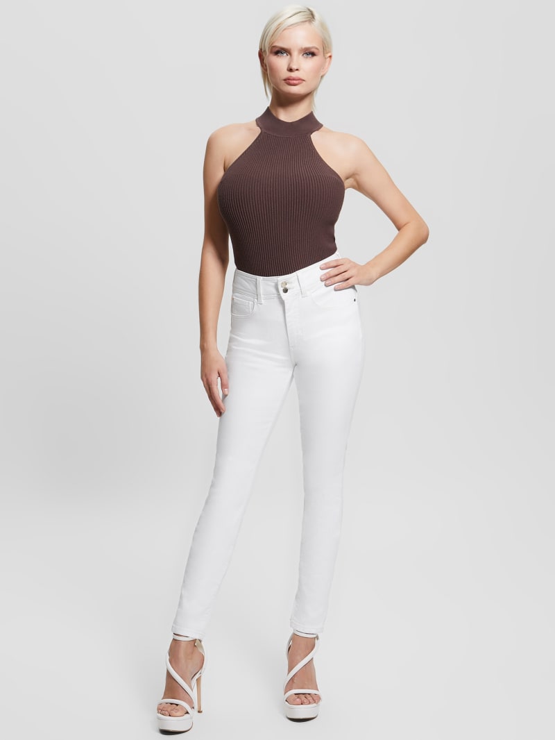 White guess jeans hot sale
