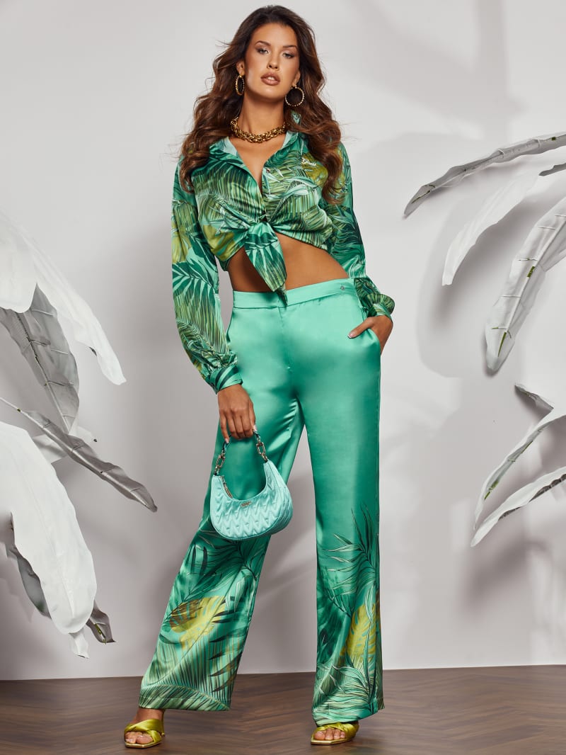 Palazzo Pants, Eco Friendly Wide Leg Pants