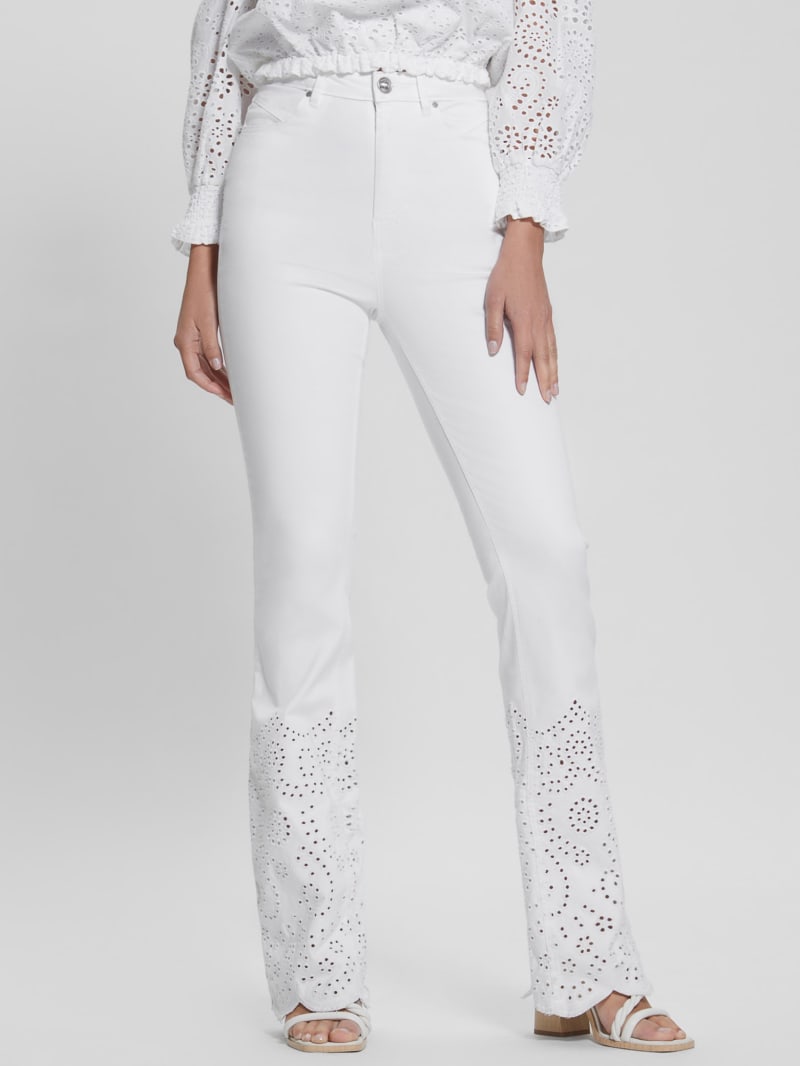 Embroidered Flared Pants