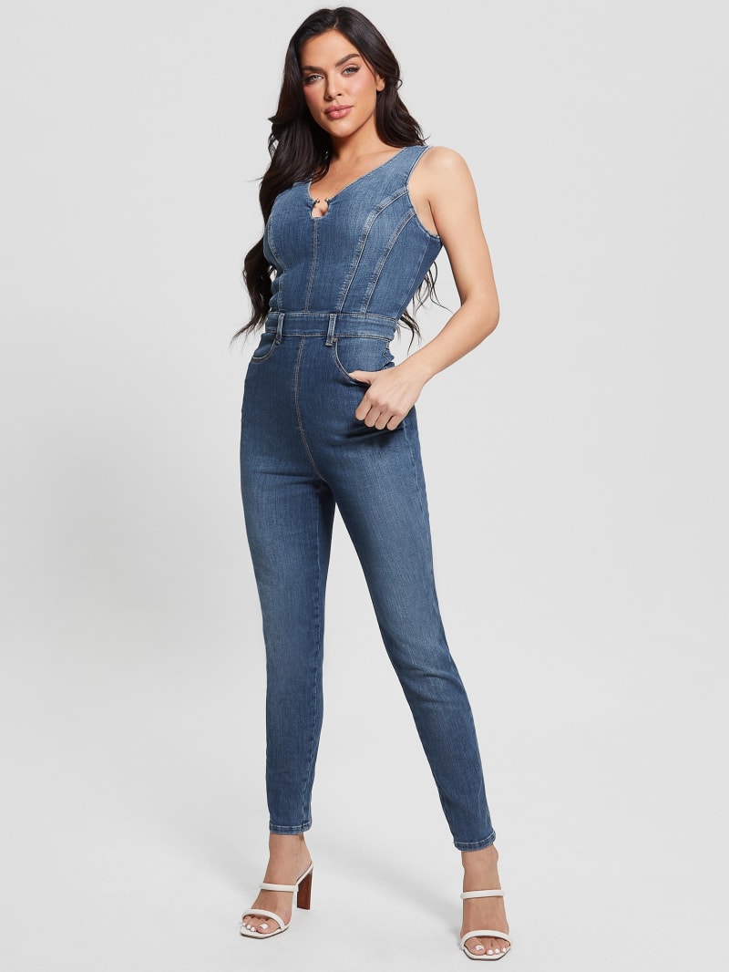 Eco Ester Denim Jumpsuit | GUESS