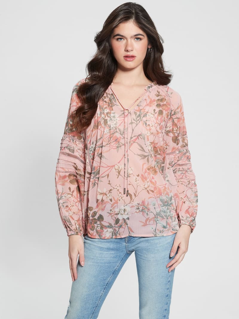 Eco Gilda Printed Top | GUESS Canada