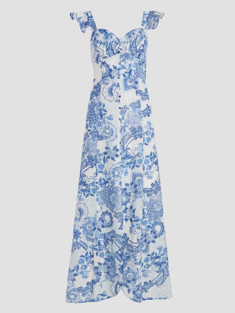 Blue guess dress cheap