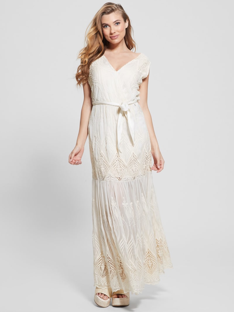 Pam Embroidered Long Dress