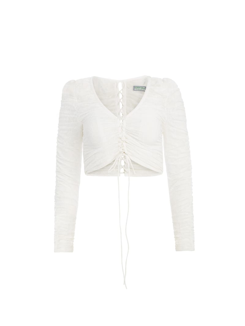 White guess outlet top