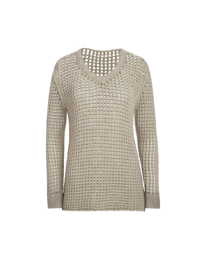 2024aw] SEVESKIG / Melting Cable Knit Pullover – utility