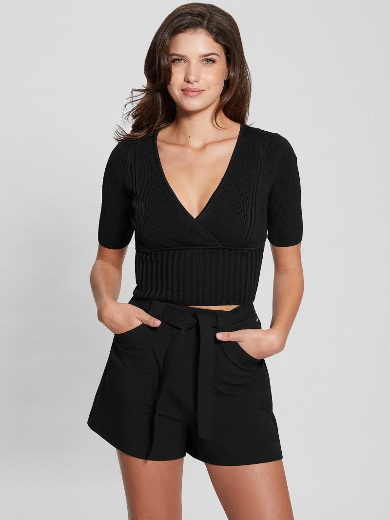 Guess v neck top