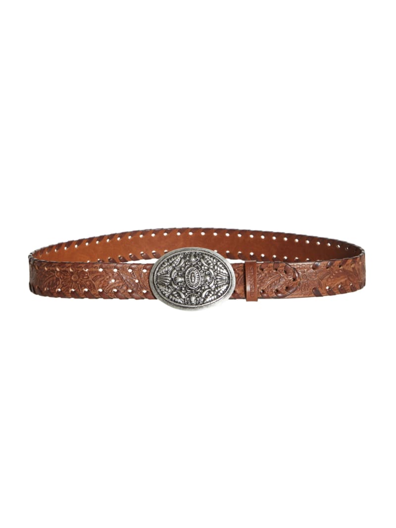 Guess leather belt store